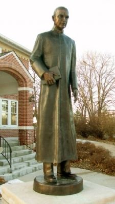 Msgr. Edward Joseph Flanagan Statue. Click for full size. Msgr. Edward Joseph Flanagan Statue image. Click for full size.
