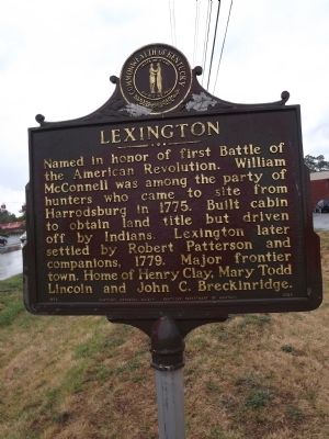 Lexington Marker image. Click for full size.
