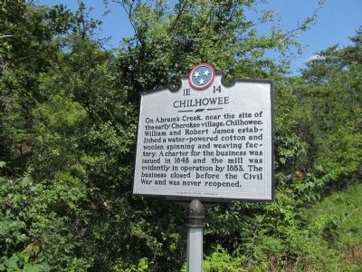 Chilhowee Marker image. Click for full size.