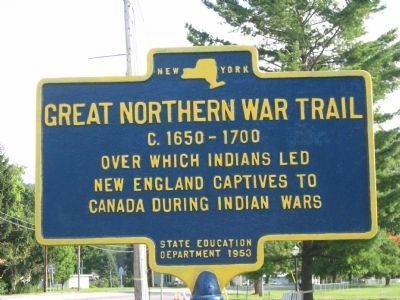 Great Northern War Trail Marker image. Click for full size.