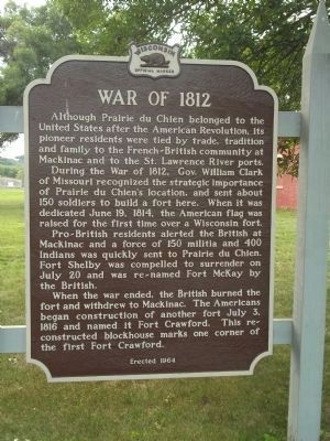 War of 1812 Marker. Click for full size. War of 1812 Marker image. Click for full size.