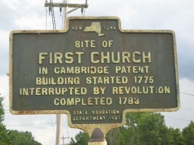 First Church in Cambridge Patent Marker image. Click for full size.