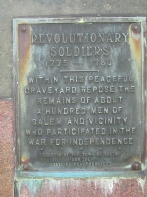 Revolutionary Cemetery. Click for full size. Revolutionary Cemetery image. Click for full size.