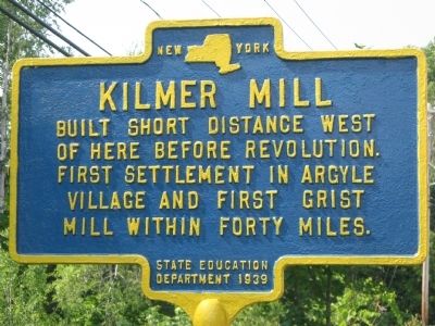 Kilmer Mill Marker image. Click for full size.