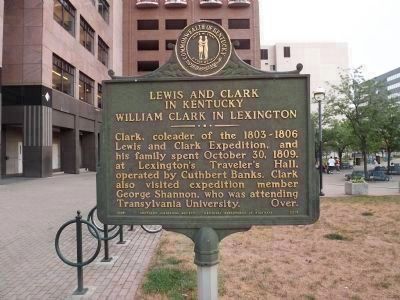 Lewis and Clark in Kentucky Marker. Click for full size. Lewis and Clark in Kentucky Marker image. Click for full size.