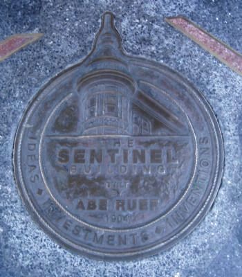 The Sentinel Building Marker image. Click for full size.