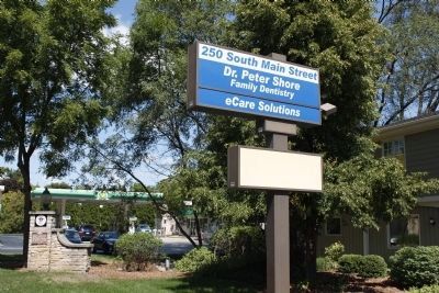 Historic Thiensville Marker. Click for full size. Historic Thiensville Marker image. Click for full size.