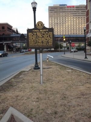 Town Branch Marker. Click for full size. Town Branch Marker image. Click for full size.