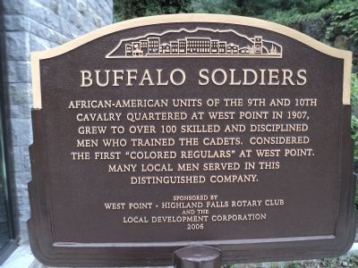 Buffalo Soldiers Marker image. Click for full size.