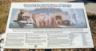Discovering the Colorful History of Columbus Marker image. Click for full size.
