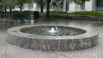 Lily Pond in the northwest corner of John Marshall Park (one of two in the park) image. Click for full size.