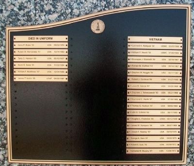Boys Town Veterans Memorial Honor Roll image. Click for full size.