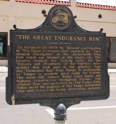 "The Great Endurance Run" Marker image. Click for full size.