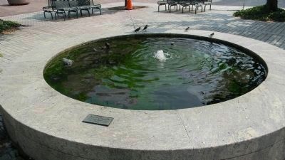 David Phillips' Lilly Pond (one of two, 1982), northeast corner of the park image. Click for full size.