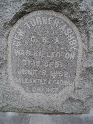 Gen. Turner Ashby Marker image. Click for full size.