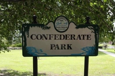 Jacksonville's Confederate Park image. Click for full size.