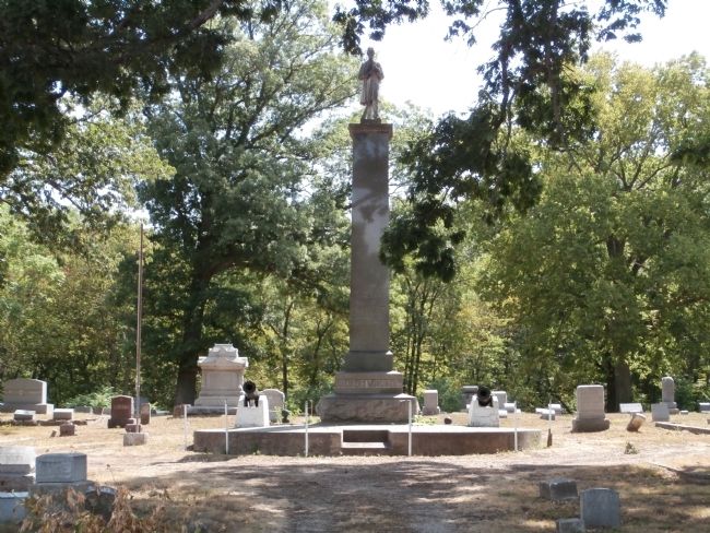 Full View - - Civil War Soldiers Buried at Clinton Indiana Marker image. Click for full size.