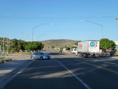 View E, Route 66 at John Osterman Gas Station Marker. Click for full size. View E, Route 66 at John Osterman Gas Station Marker image. Click for full size.