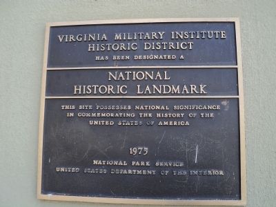 Virginia Military Institute Historic District Marker image. Click for full size.