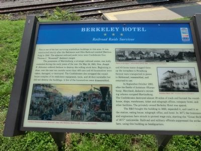 Berkeley Hotel Marker image. Click for full size.