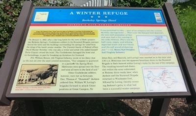 A Winter Refuge Marker. Click for full size. A Winter Refuge Marker image. Click for full size.