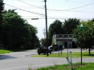 Fowlerville Marker as seen facing east on Co. Rte. 5 image. Click for full size.