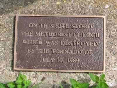 Site of Methodist Church Marker. Click for full size. Site of Methodist Church Marker image. Click for full size.