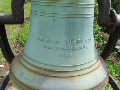 Inscription on the Bell. Click for full size. Inscription on the Bell image. Click for full size.
