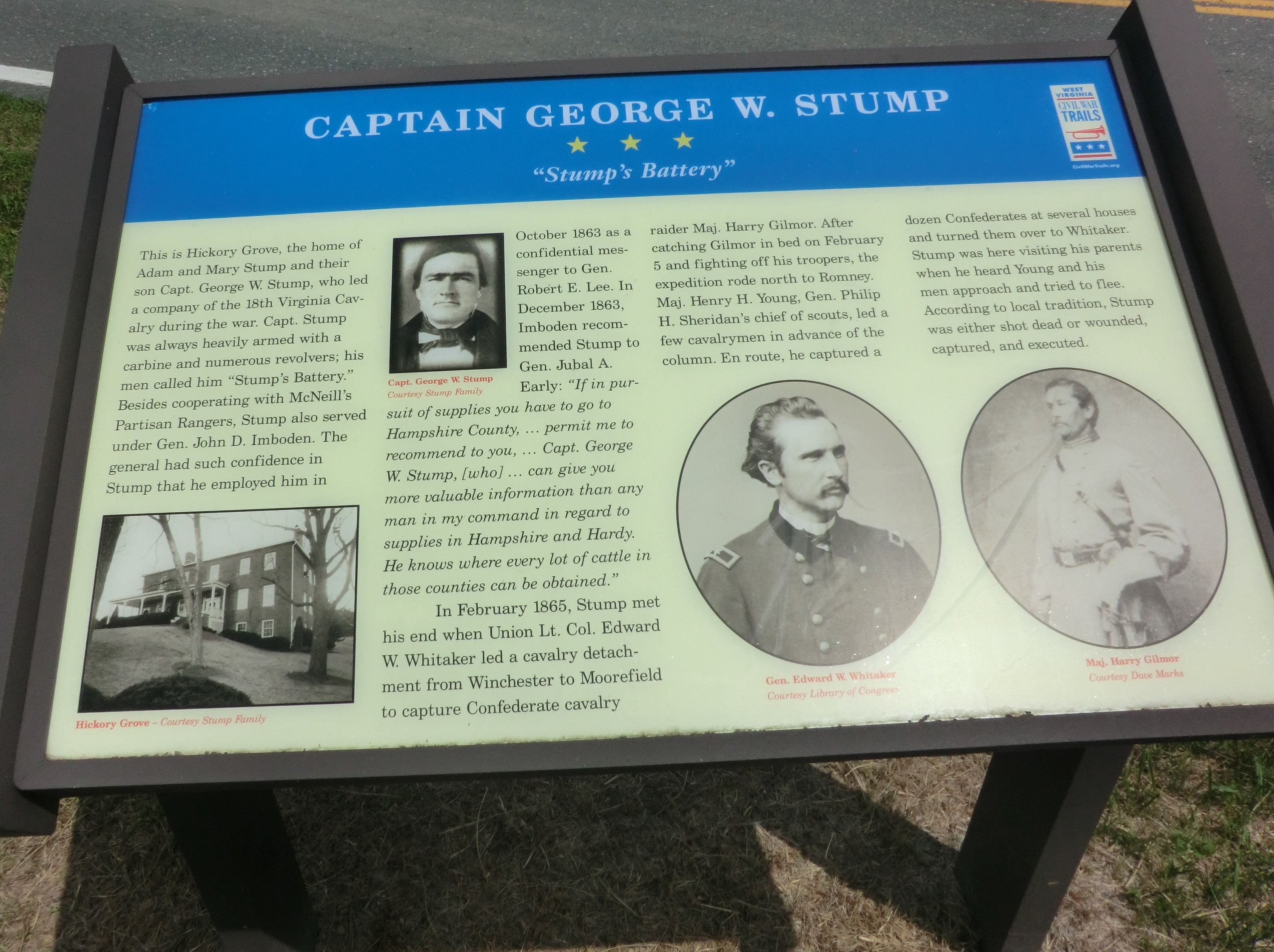 Captain George W. Stump Marker