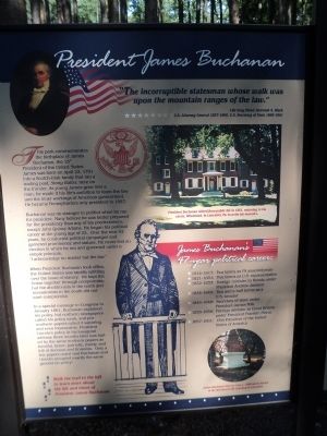 President James Buchanan Marker image. Click for full size.