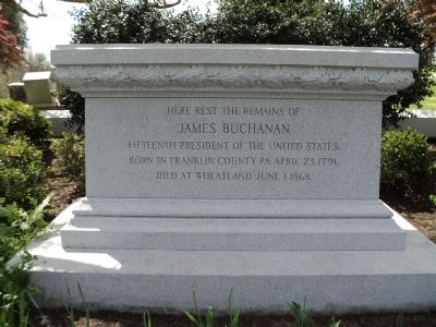 Grave of President James Buchanan image. Click for full size.