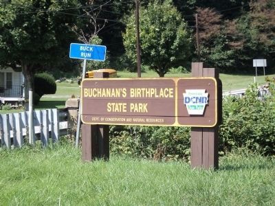Buchanans Birthplace State Park. Click for full size. Buchanans Birthplace State Park image. Click for full size.