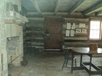 Inside the Buchanan Cabin. Click for full size. Inside the Buchanan Cabin image. Click for full size.