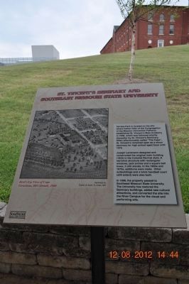 St Vincent's Seminary and Southeast Missouri State University Marker image. Click for full size.