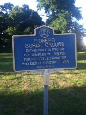 Pioneer Burial Ground Marker image. Click for full size.