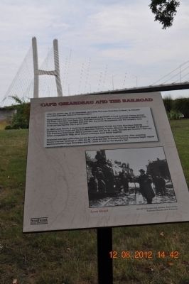 Cape Girardeau and the Railroad Marker image. Click for full size.