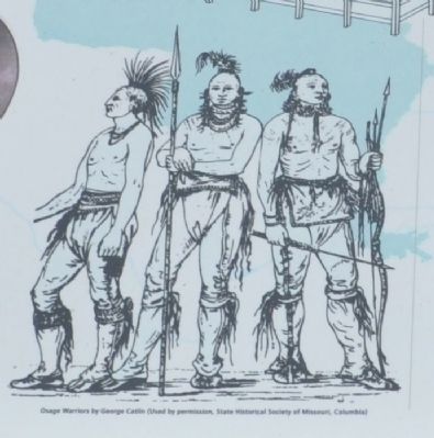 Osage Warriors by George Catlin (Used by permission, State Historical Society of Missouri, Columbia) image. Click for full size.