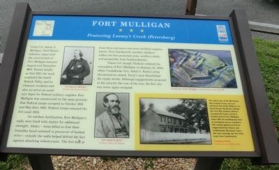 Fort Mulligan Marker image. Click for full size.