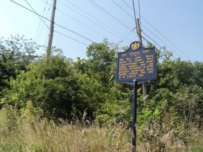 Rev. Steel's Fort Marker. Click for full size. Rev. Steel's Fort Marker image. Click for full size.