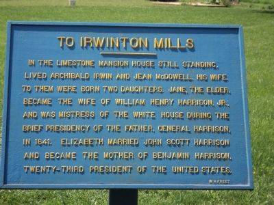 To Irwinton Mills Marker image. Click for full size.