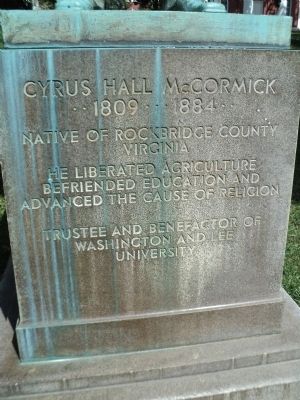 Cyrus Hall McCormick Marker image. Click for full size.