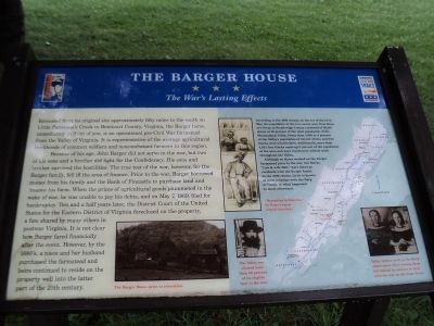 The Barger House Marker image. Click for full size.