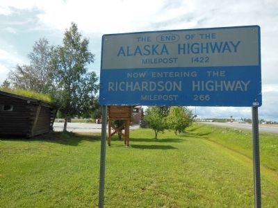 Milepost 1422 End of the Alaska Highway image. Click for full size.