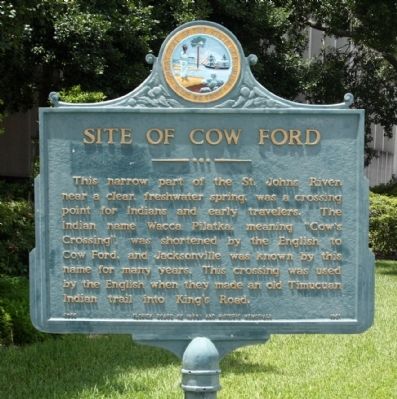 Site of Cow Ford Marker image. Click for full size.