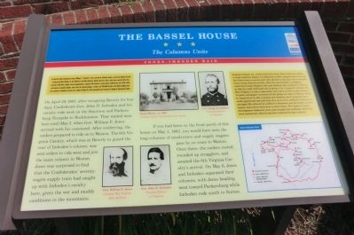 The Bassel House Marker image. Click for full size.