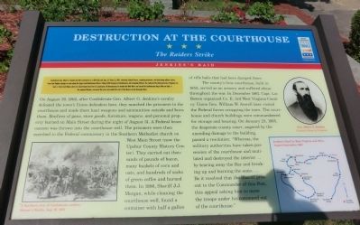 Destruction at the Courthouse Marker image. Click for full size.