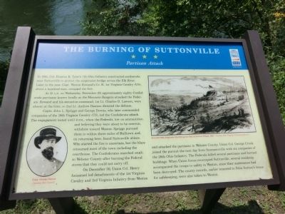 The Burning of Suttonville Marker. Click for full size. The Burning of Suttonville Marker image. Click for full size.