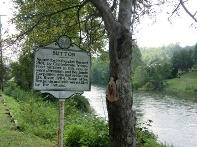The Burning of Suttonville Marker. Click for full size. The Burning of Suttonville Marker image. Click for full size.