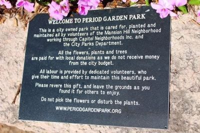 Welcome to Period Garden Park image. Click for full size.