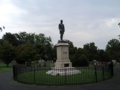 Grave of Stonewall Jackson with Marker image. Click for full size.